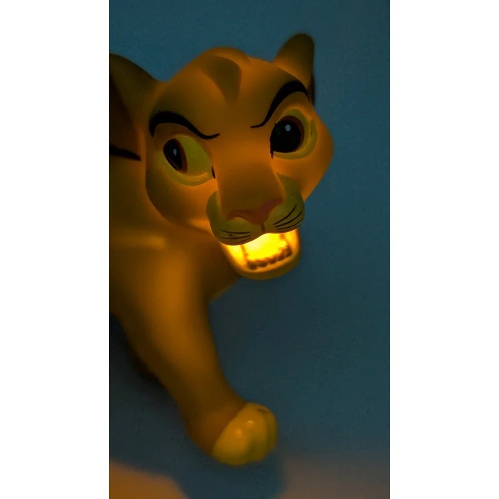 2003 Disney Energizer Squeeze Light Simba The Lion King (Tested & Working)